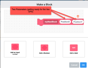 Creating Input parameters for your MyBlock